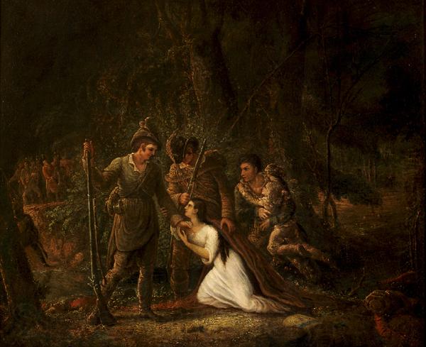 John Blake White Sergeants Jasper and Newton Rescuing American Prisoners by John Blake White Norge oil painting art